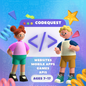 CodeQuest Online Coding (Ages 7-17)